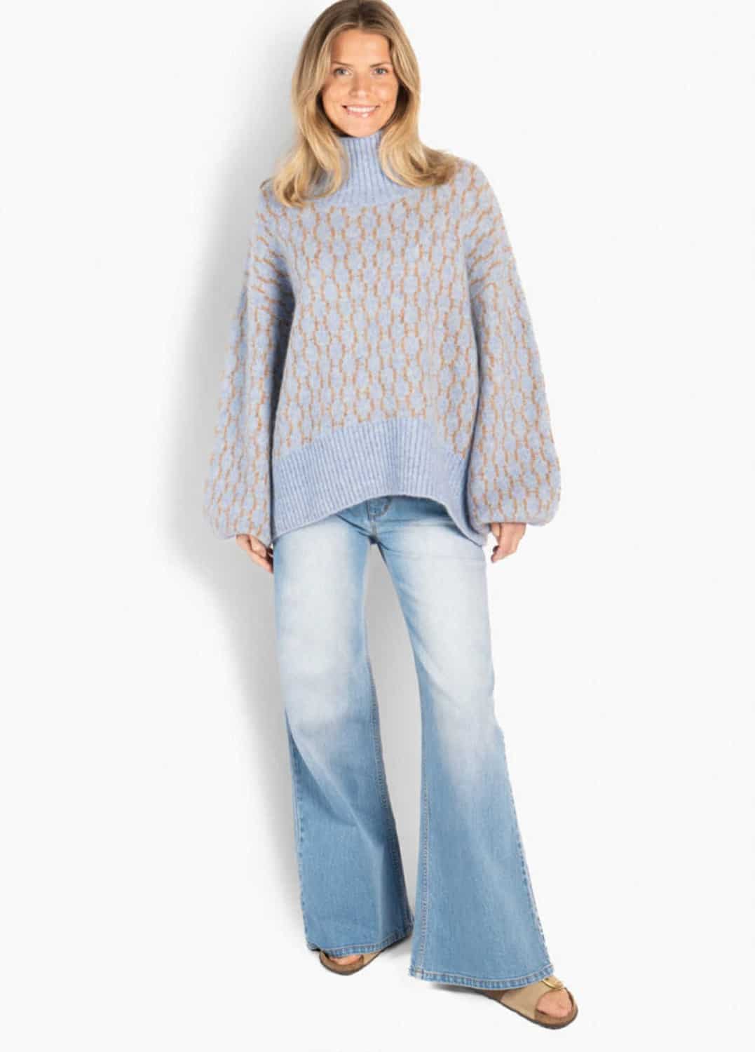 Hést Irina Wide Leg Jeans Light Wash Denim