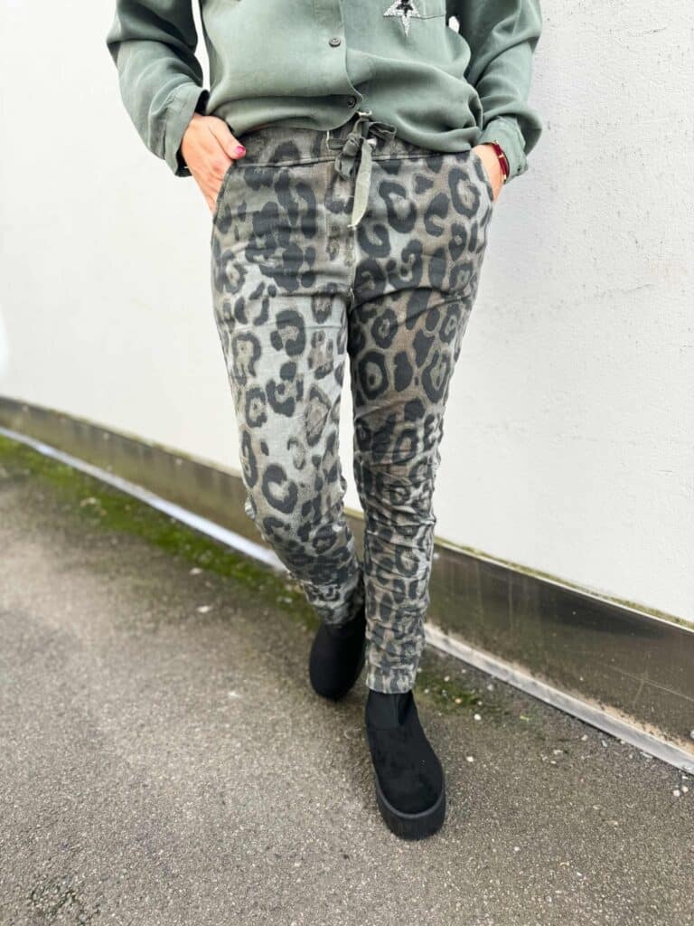 Ibc Collection Lizzy Pants Leo Green