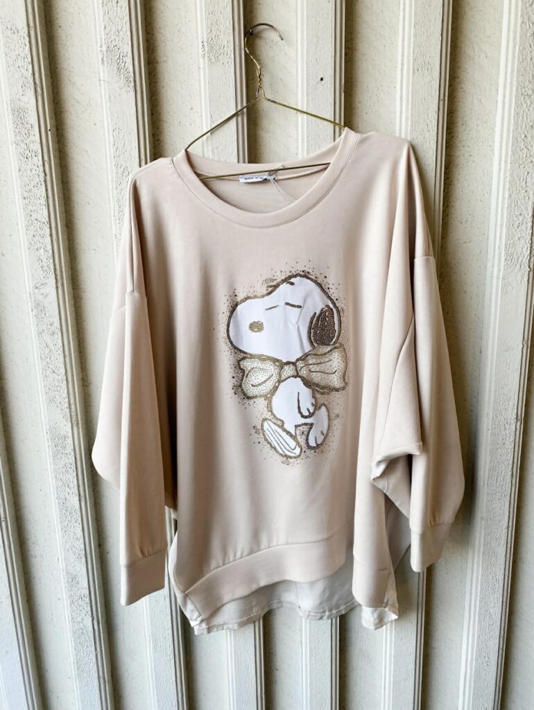 Ibc Collection Snoopy Sweater Beige