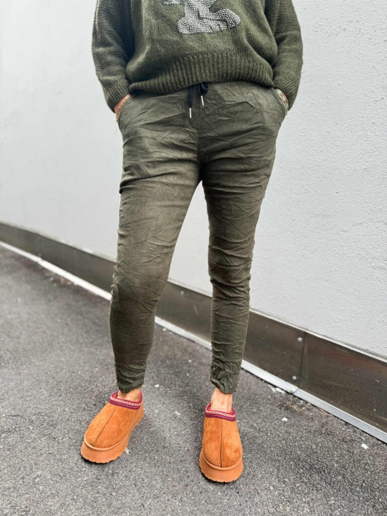 Isabella Pants Semsket Army