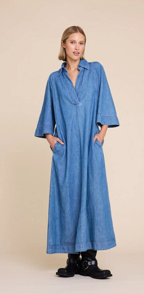 Line Of Oslo Momo Denim Kjole