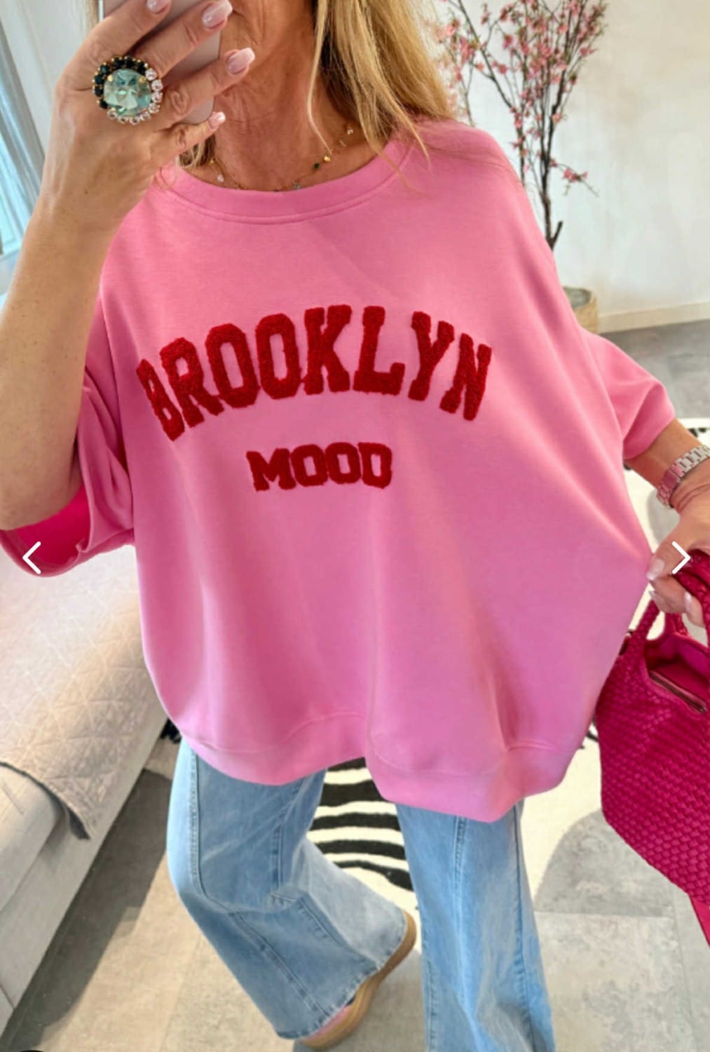 Love Forever Brooklyn Mood Sweater Light Pink
