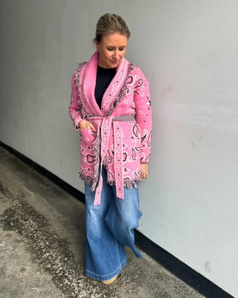 Orlinn Frynsejakke Pink