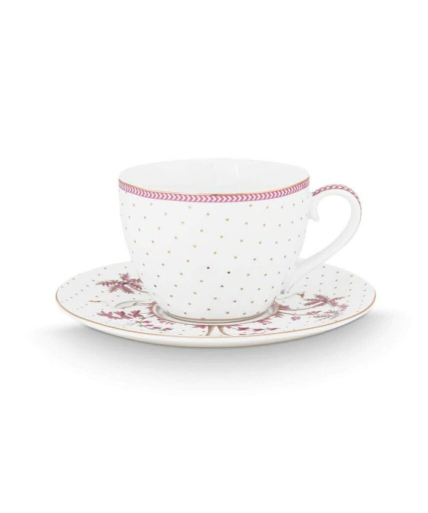 PIP Cup&Sauce Jolie Dots Gold/Pink 280cl