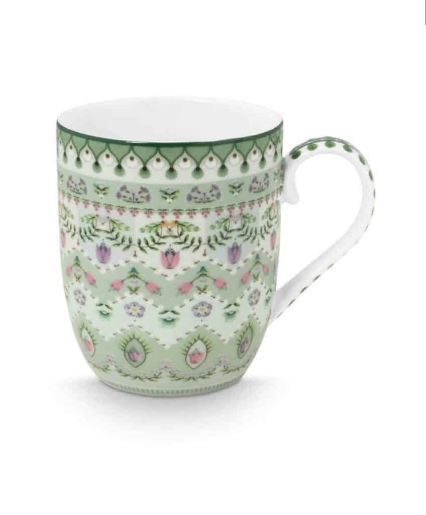 PIP Mug Small Lily&Lotus Moon Delight Light Green
