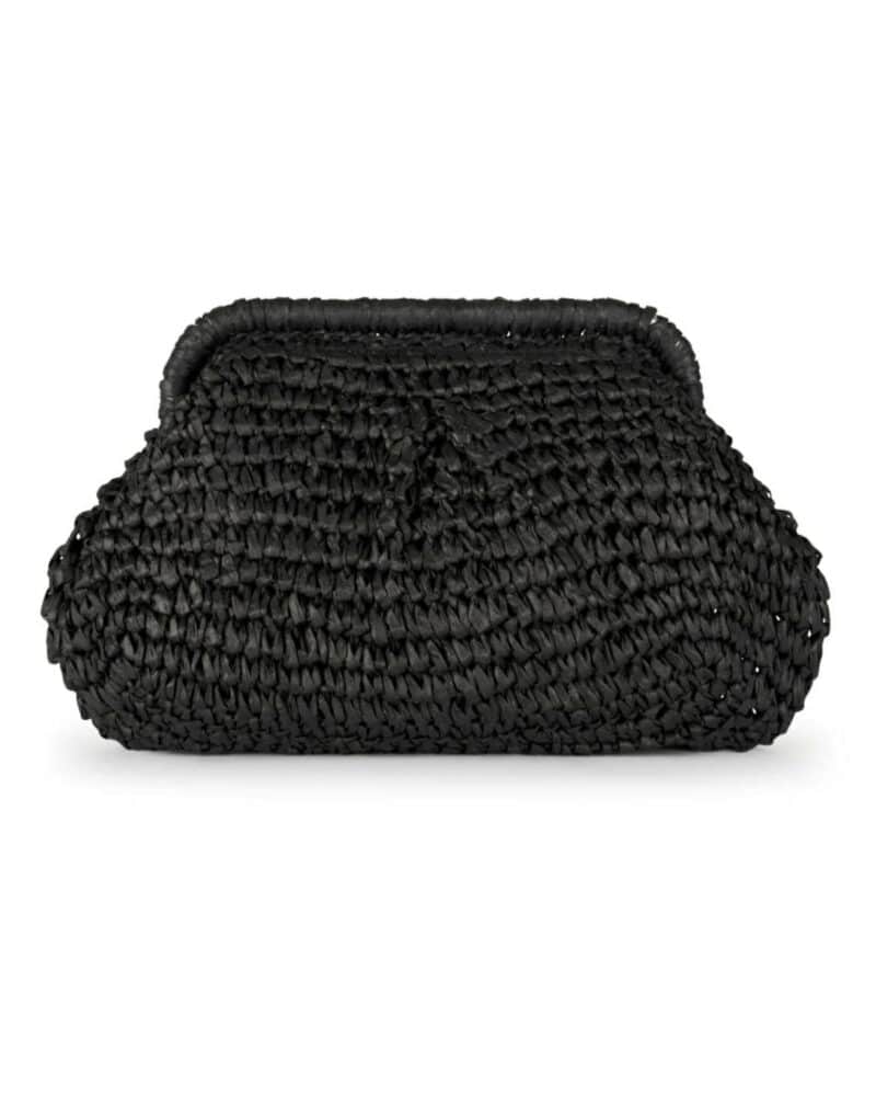 Sui Ava Olivia Bloom Bag Black