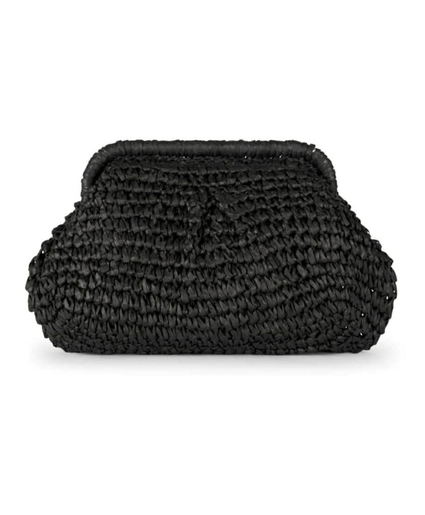 Sui Ava Olivia Bloom Bag Black