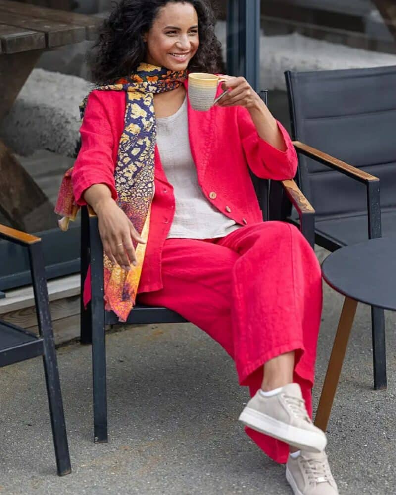 Boheme Lin Jakke Rose Red