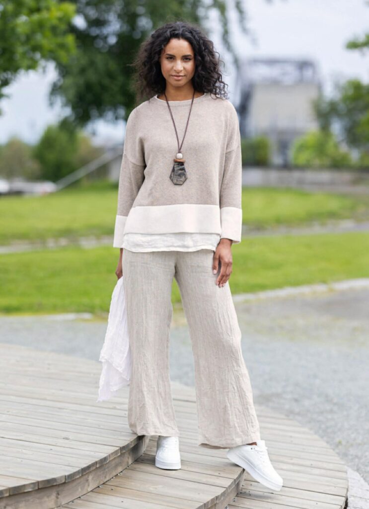 Boheme Pants Lin Sand