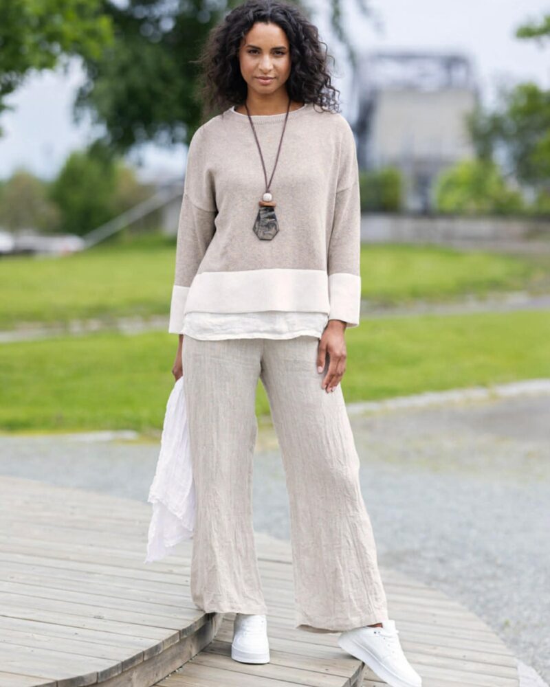 Boheme Pants Lin Sand