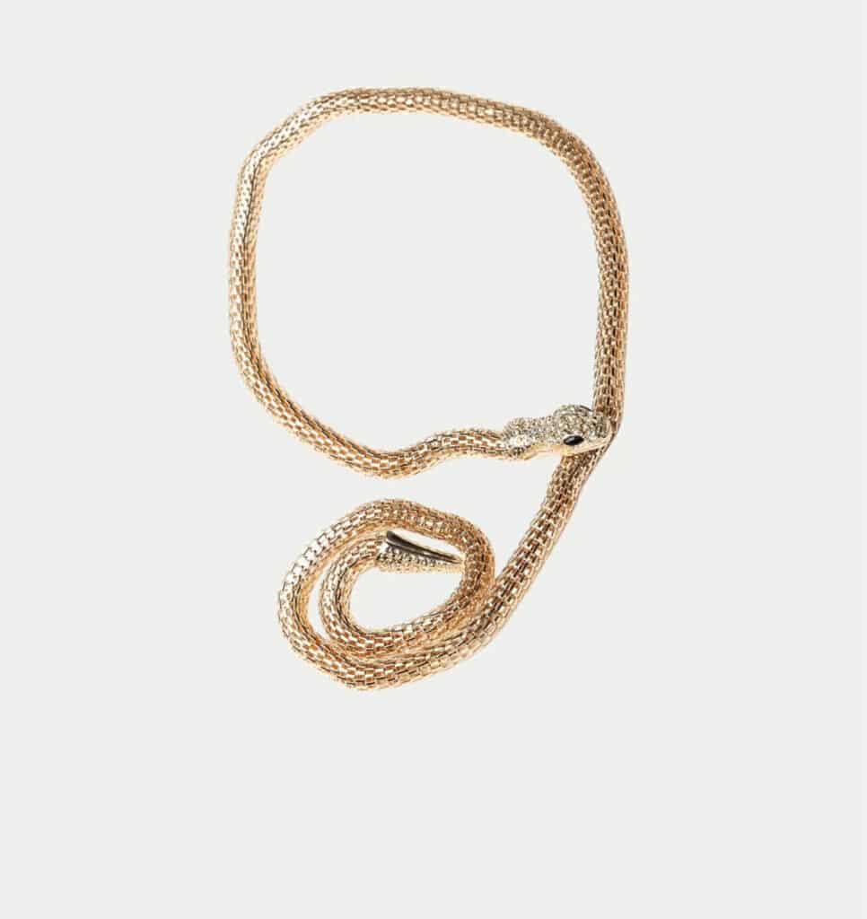 Bow19 Snake Necklace