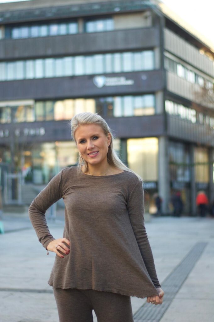 By Basic Shirt A-Line L/S Earth Melange