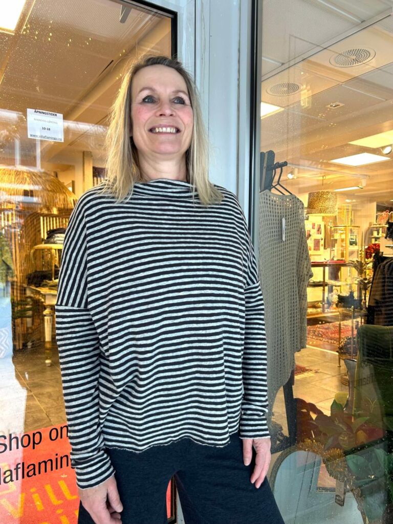 By Basic Wide Shirt Grey Melange/Charcoal