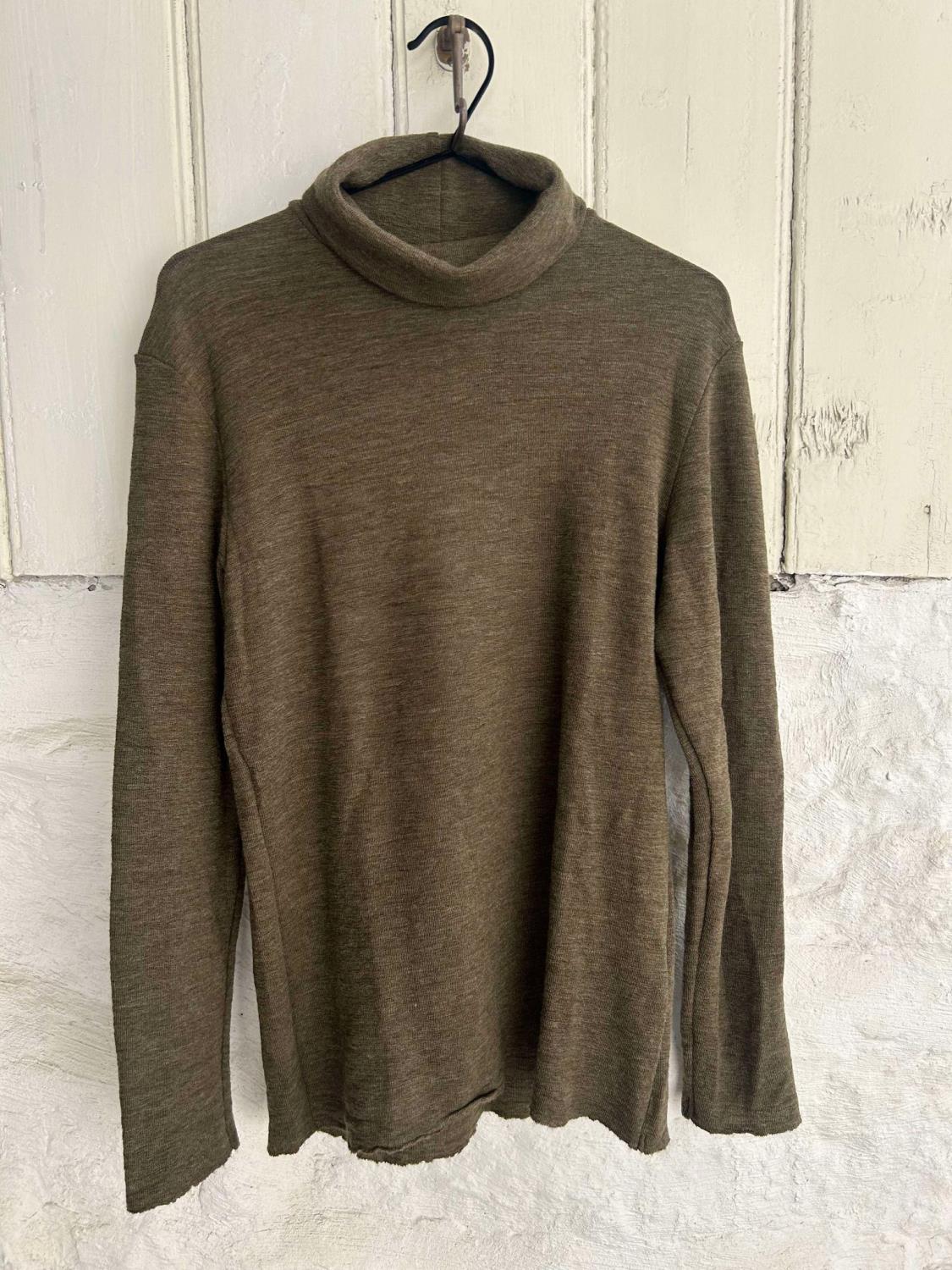 By Basics Shirt Roll Neck Earth Melange