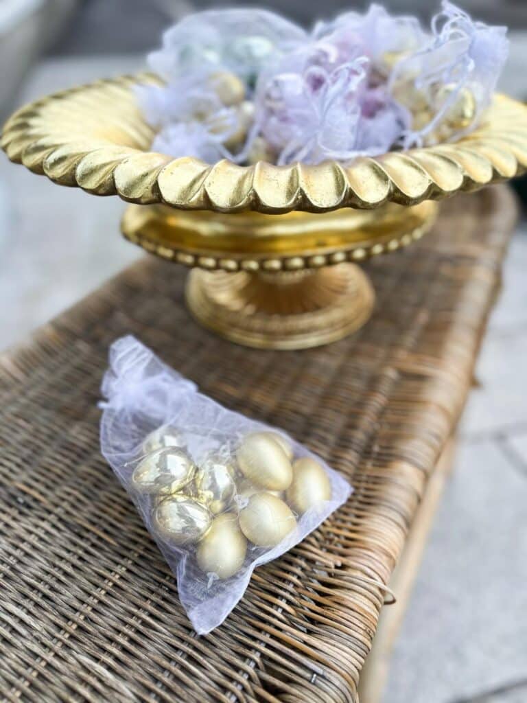 EDG Dec.Uovo Matt+Shiny Små Egg Gule