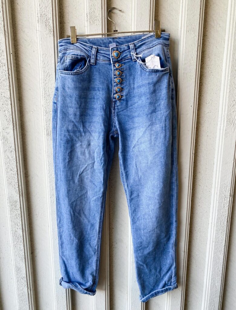 Ibc Collection Denim Pants Turkis Botton