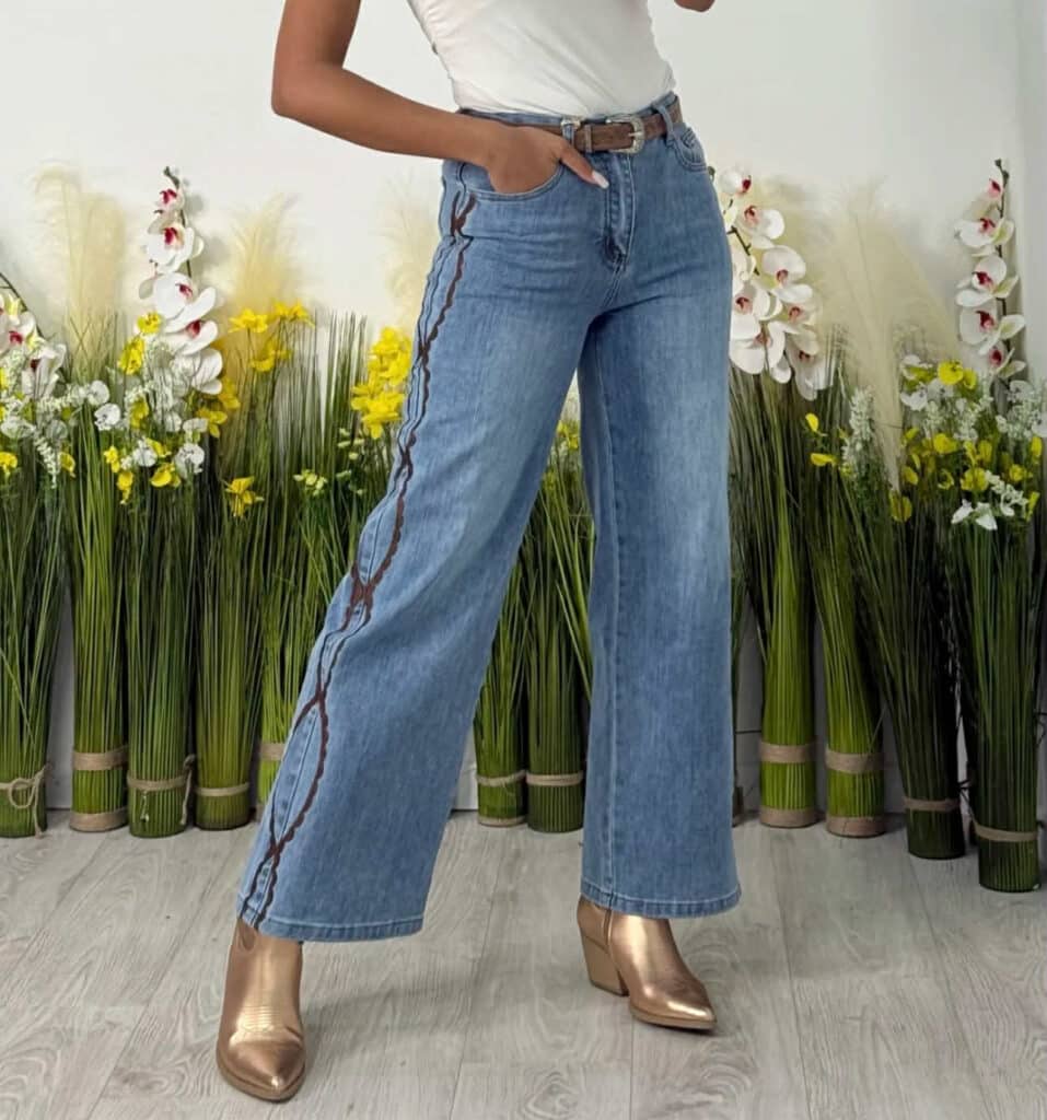 Ibc Collection Jeans Brown Mix