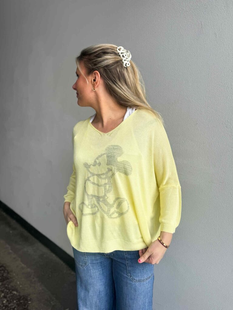 IBC Collection Mickey Mouse Sweater Yellow