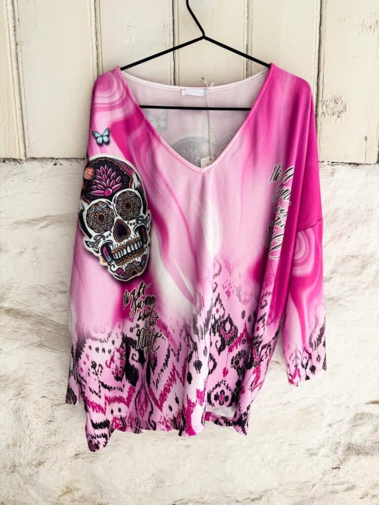 Ibc Collection The Pink Scull Sweater