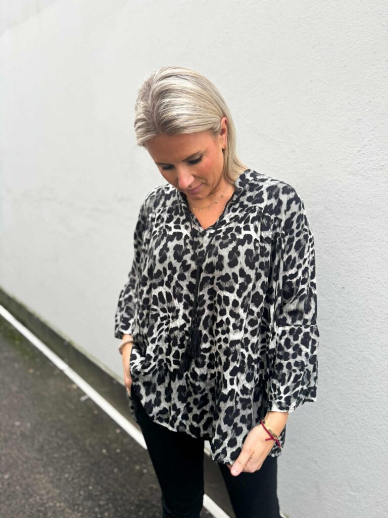 IBC Collection Vivi Blouse Leo Grey