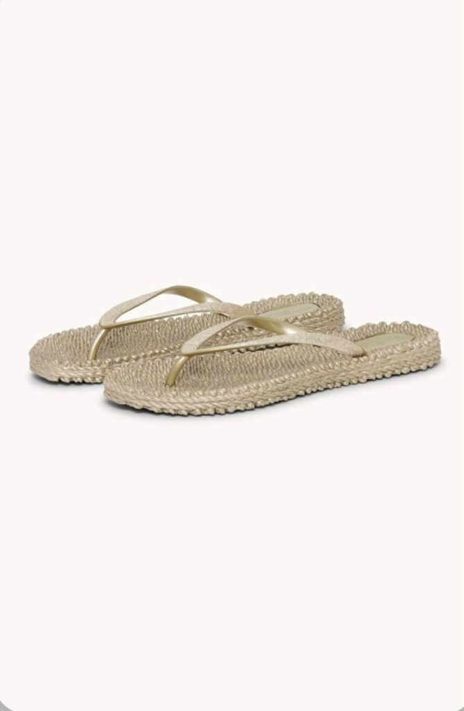 Ilse Jacobsen Flip Flops Platin