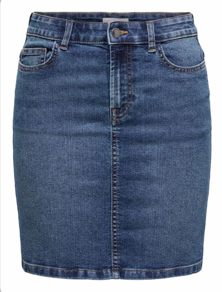 JDY Moon HW Reg Skirt Denim