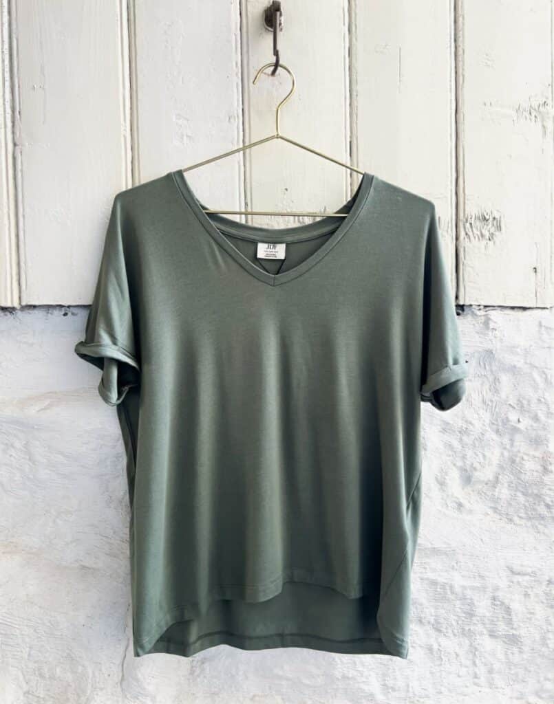 JDY Sissy V-Neck Top Sea Spray