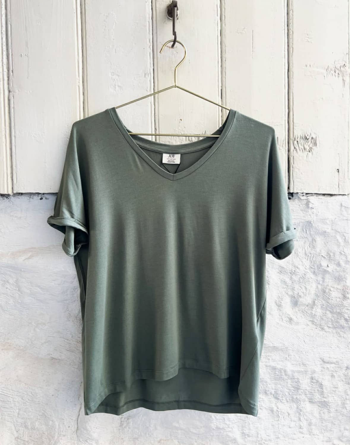 JDY Sissy V-Neck Top Sea Spray