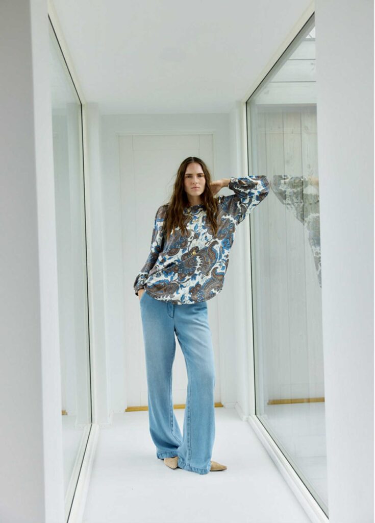 Katrin Uri Santorini Blaire Blouse Blue