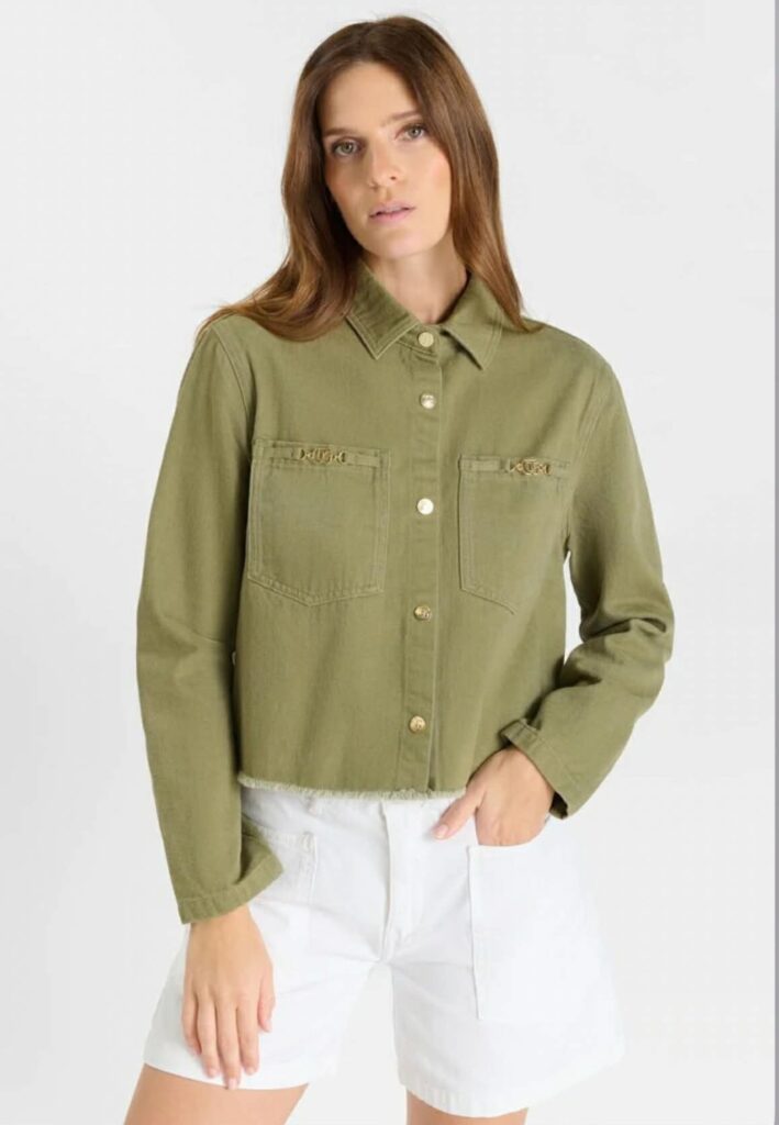 Le Temps Des Cerises Jacket Manuela Army