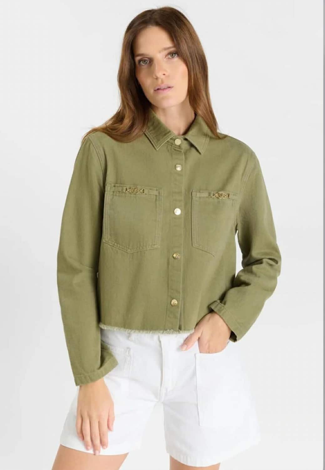 Le Temps Des Cerises Jacket Manuela Army