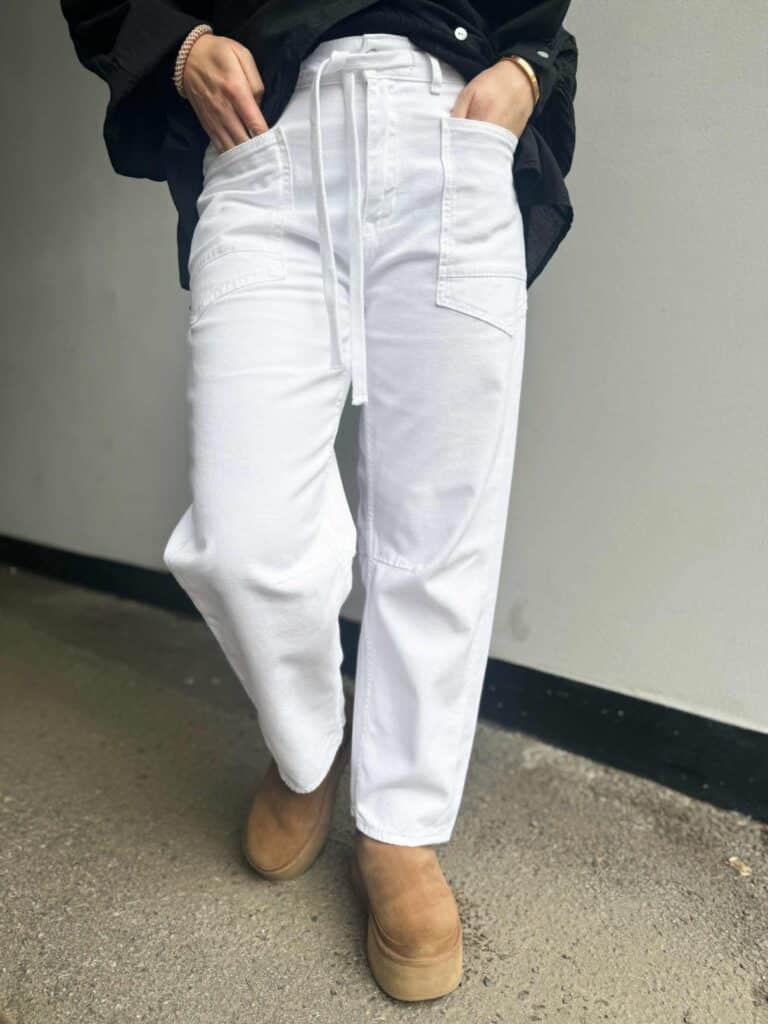 Le Temps Des Cerises Madie Jeans White