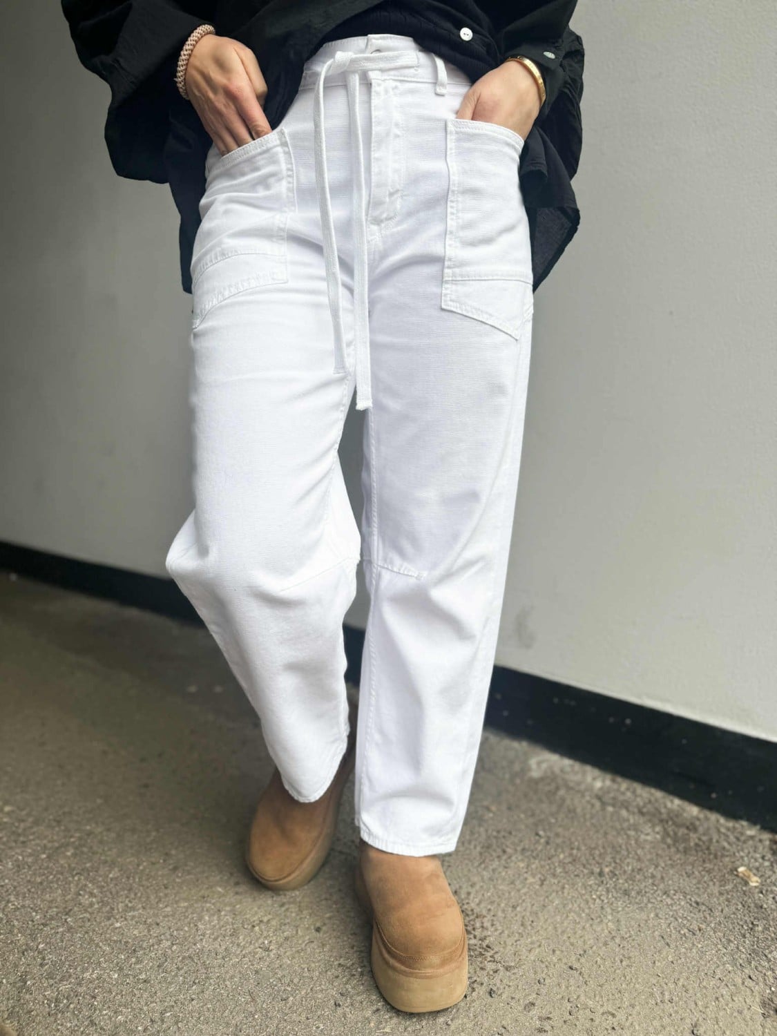 Le Temps Des Cerises Madie Jeans White