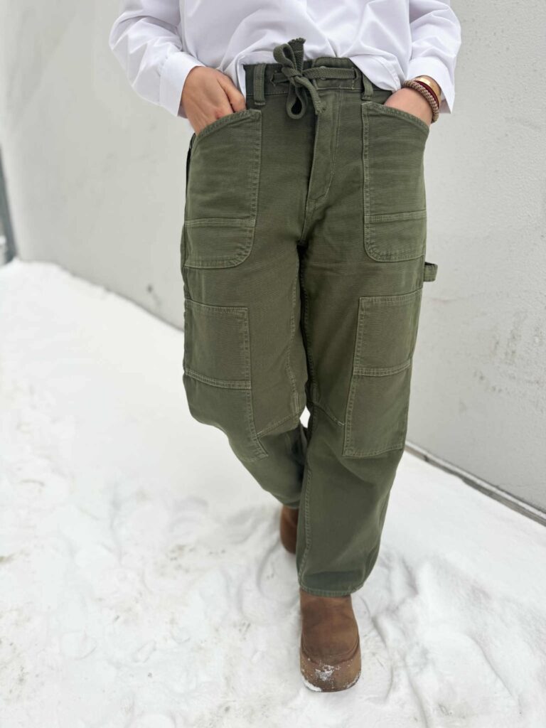 Le Temps Des Cerises Madie Work Jeans Army