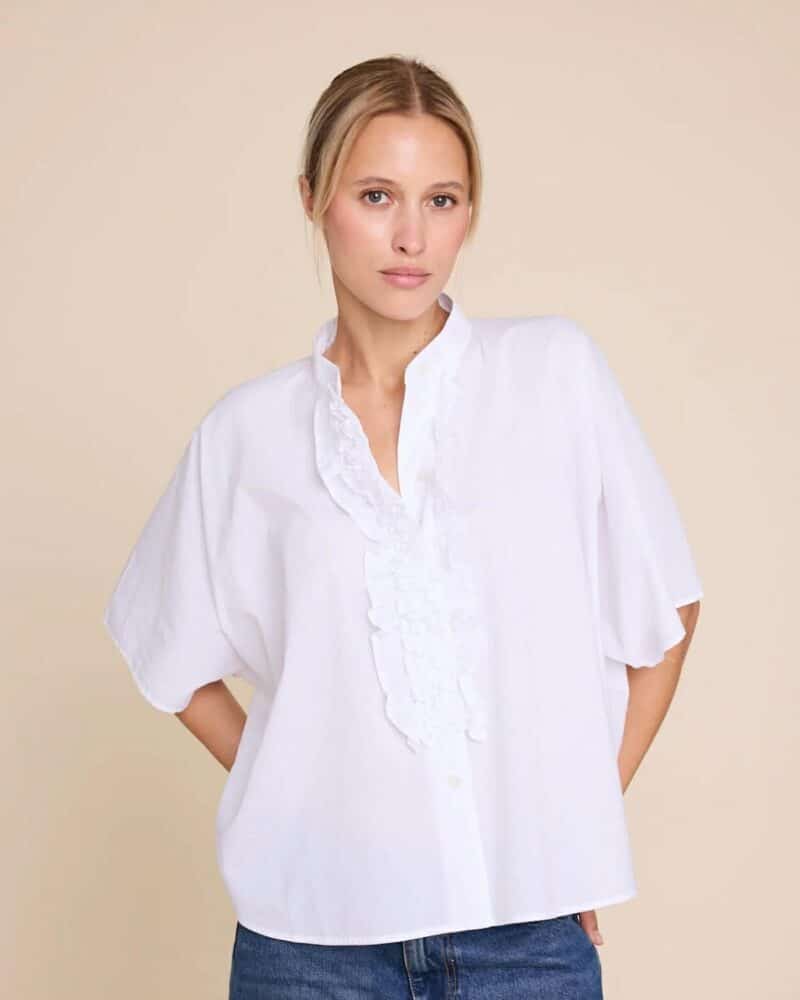 Line Of Oslo Ellie Blouse White