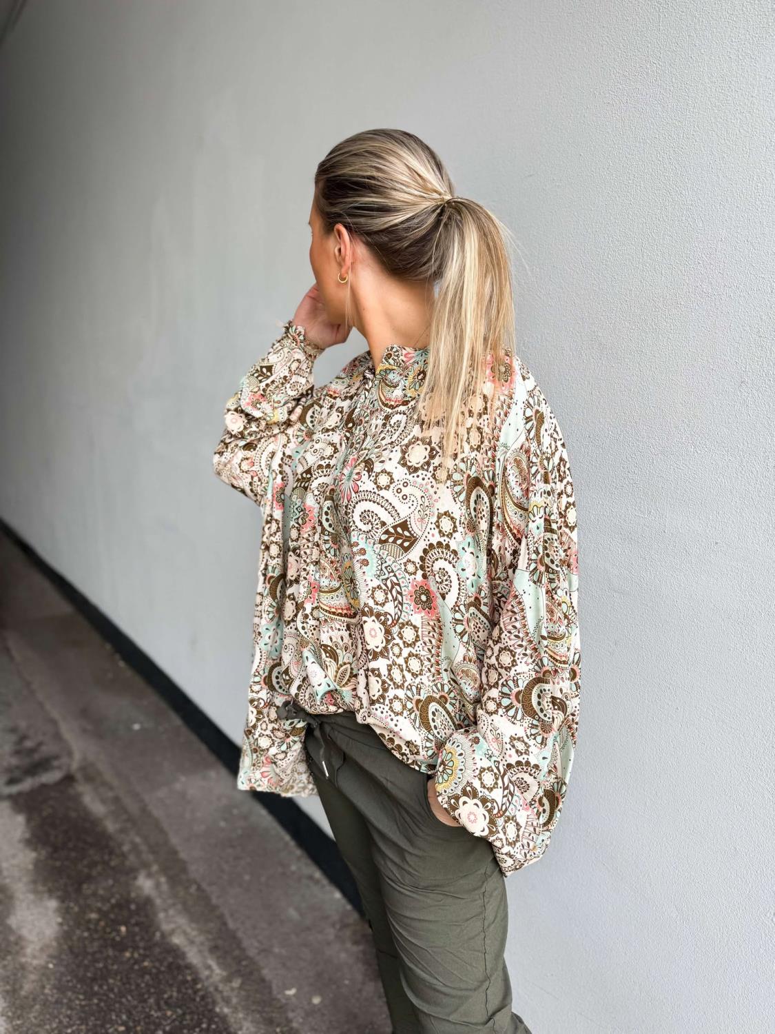 Linnea Oversize Blouse Pastell Mix