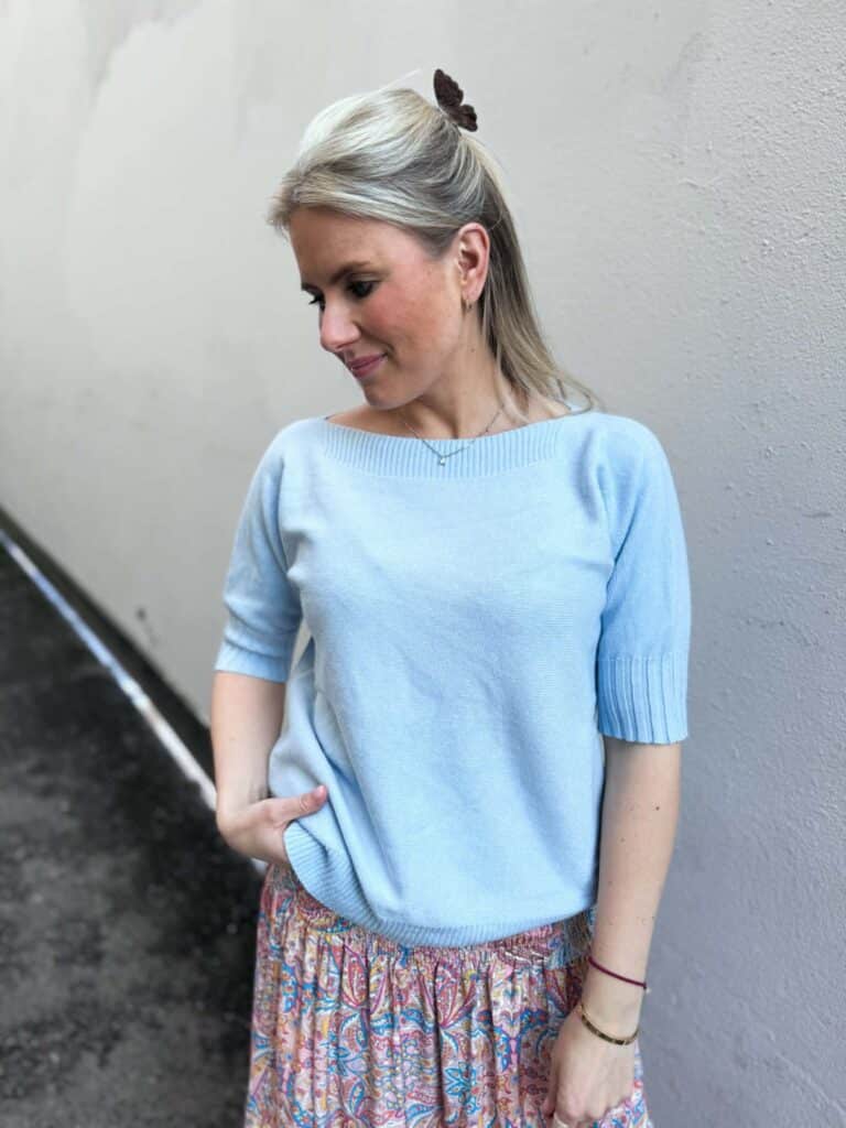 Marta Du Chateau Costanza Knit Cielo