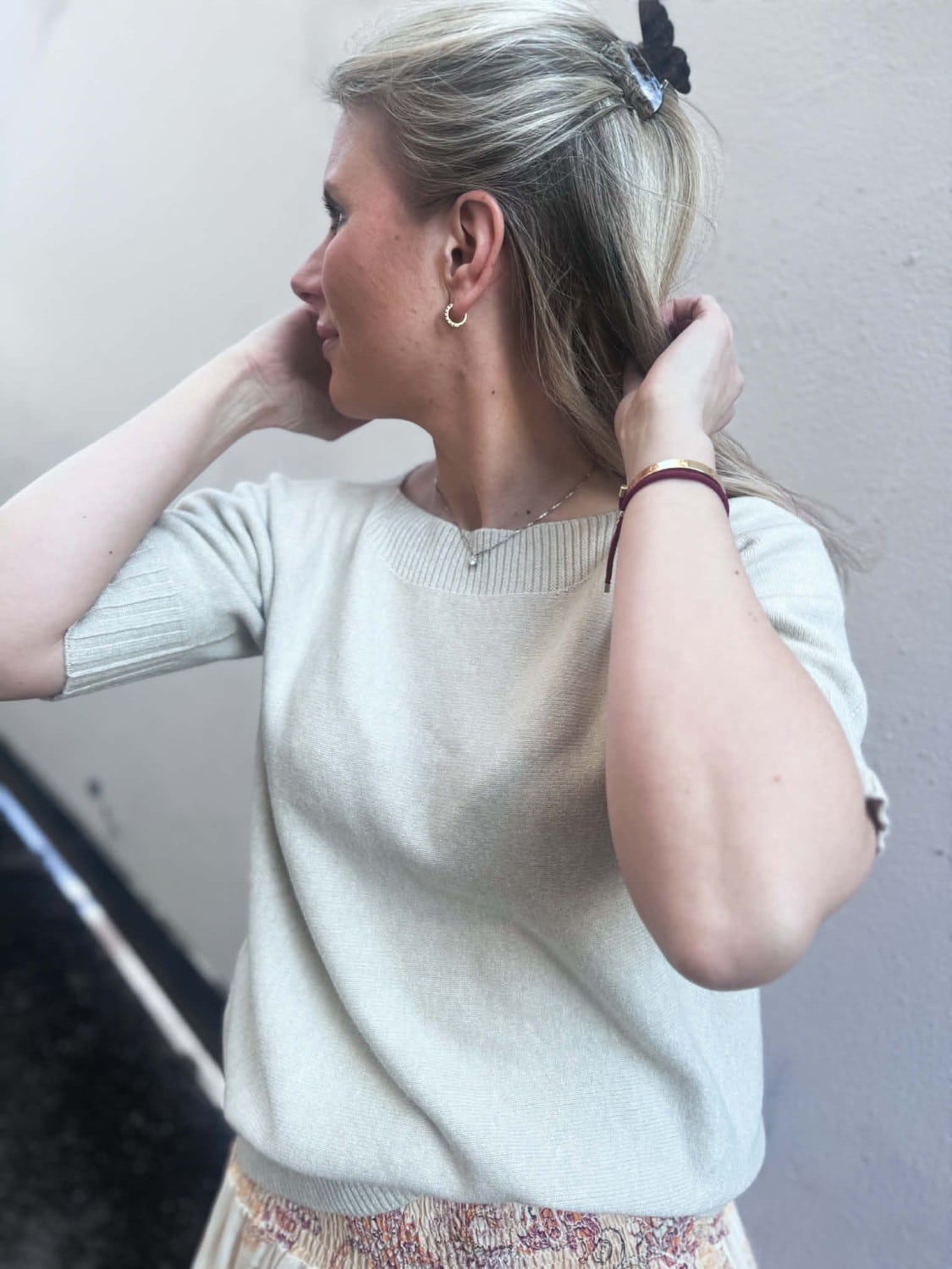 Marta Du Chateau Costanza Knit Sabbia Mel