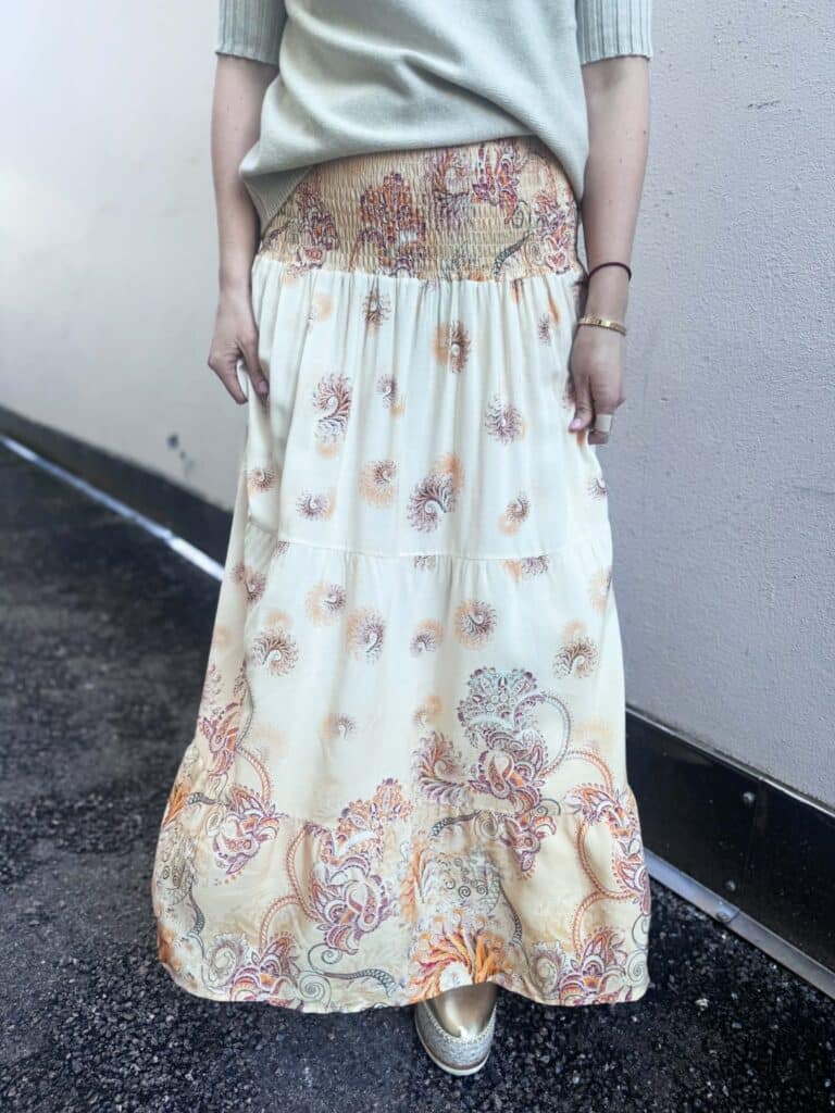 Marta Du Chateau Princess Skirt Beige