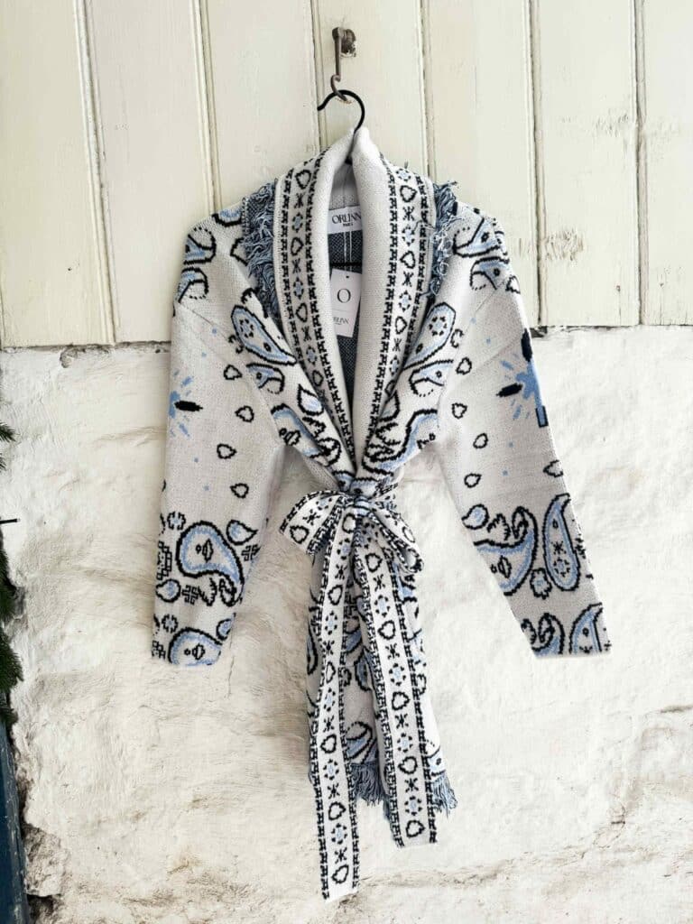 Orlinn Frynsejakke Grey/Blue