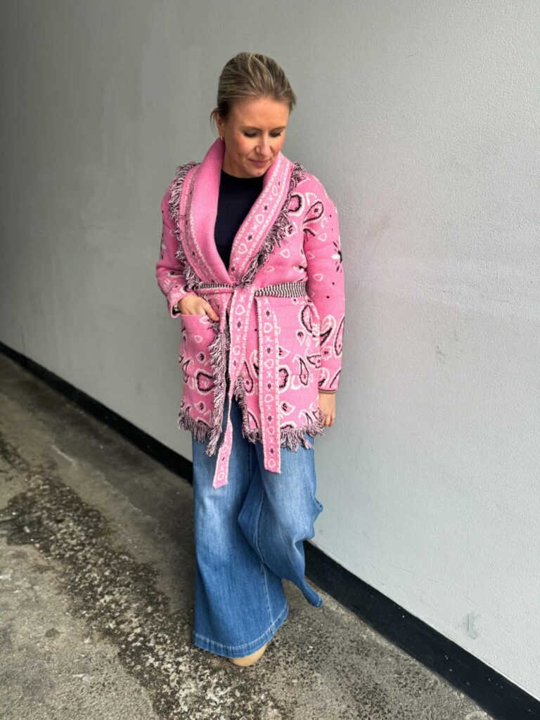 Orlinn Frynsejakke Pink