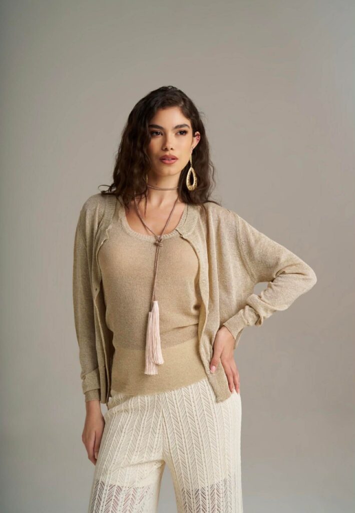 PHO Firenze Cardigan Gold