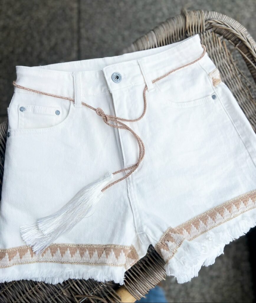 PHO Firenze Shorts White Beige