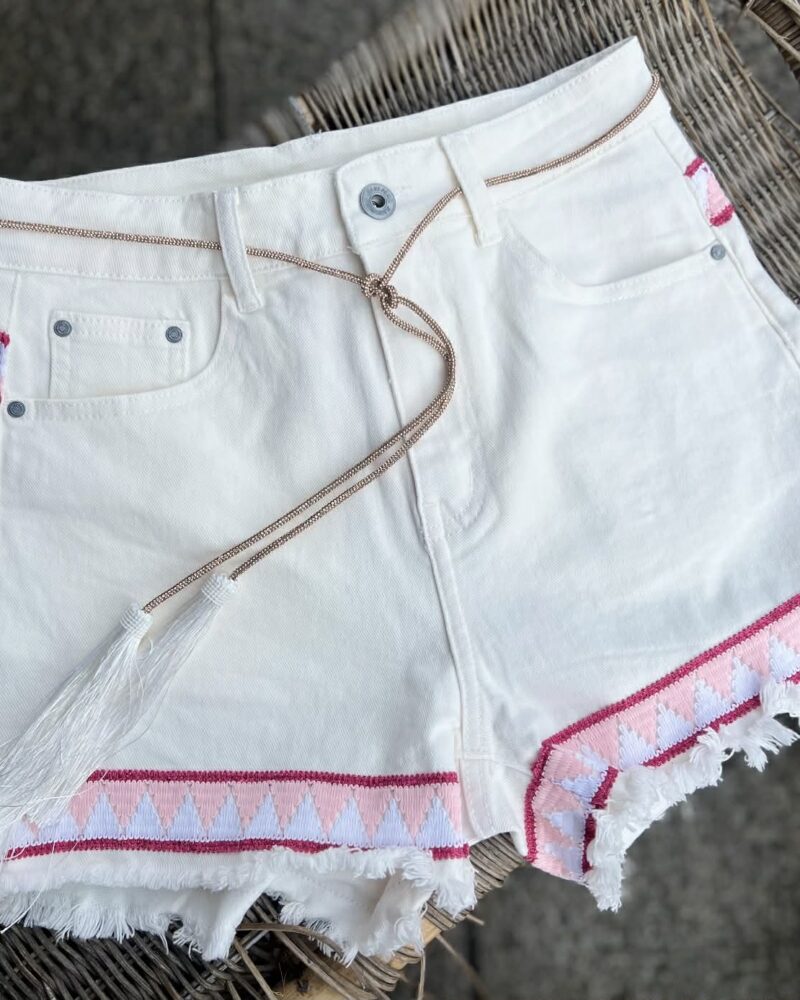 PHO Firenze Shorts White Pink