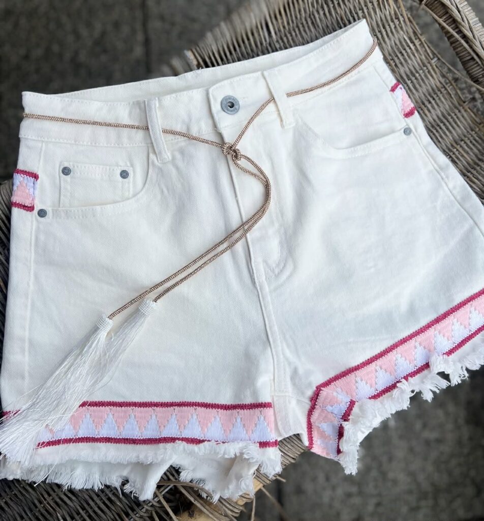 PHO Firenze Shorts White Pink