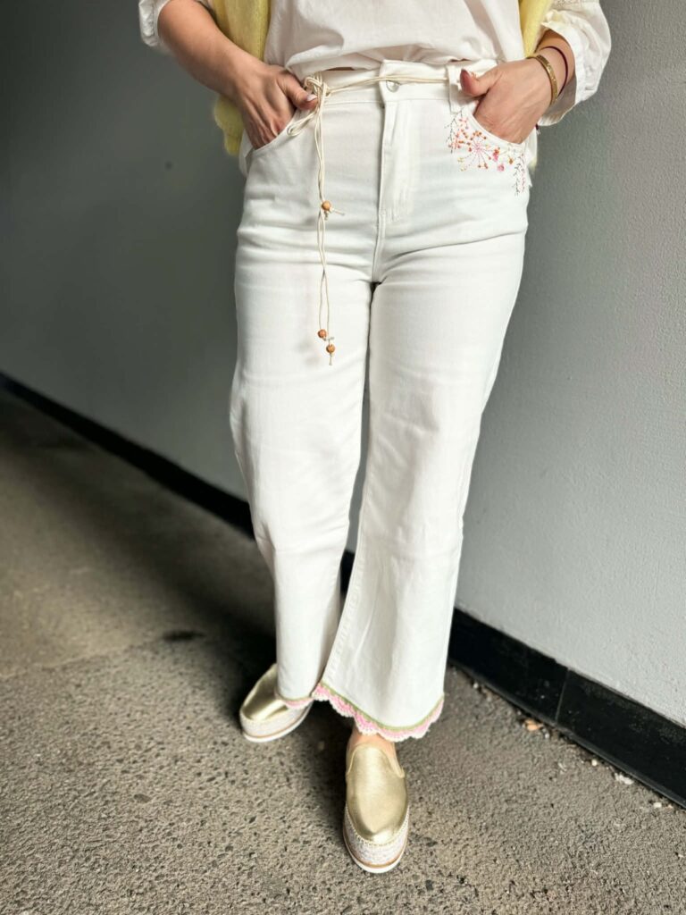 Qnuz Boheme Jeans White