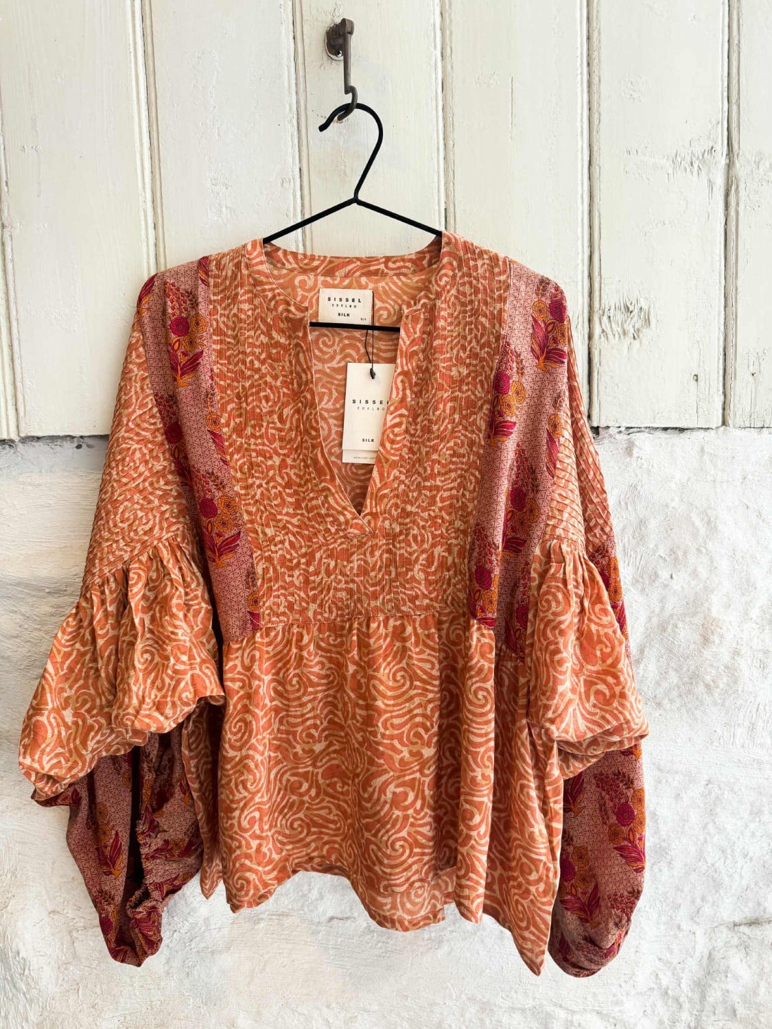 Sissel Edelbo Bibi Balloon Silk Top No 432