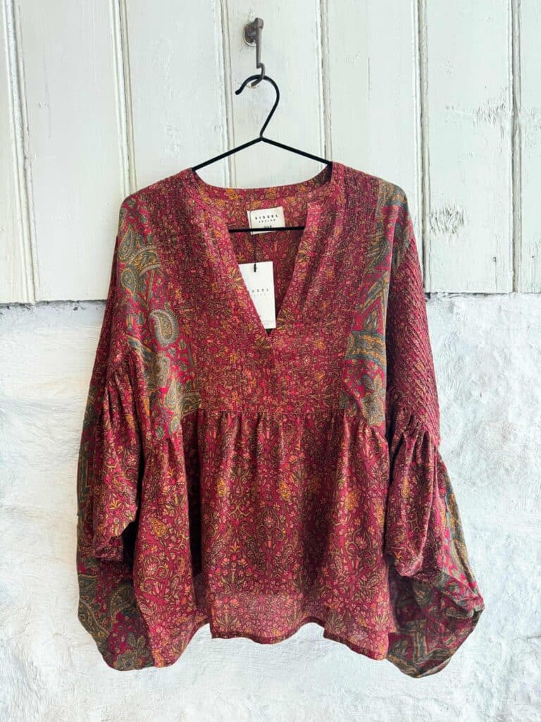 Sissel Edelbo Bibi Balloon Silk Top No. 449