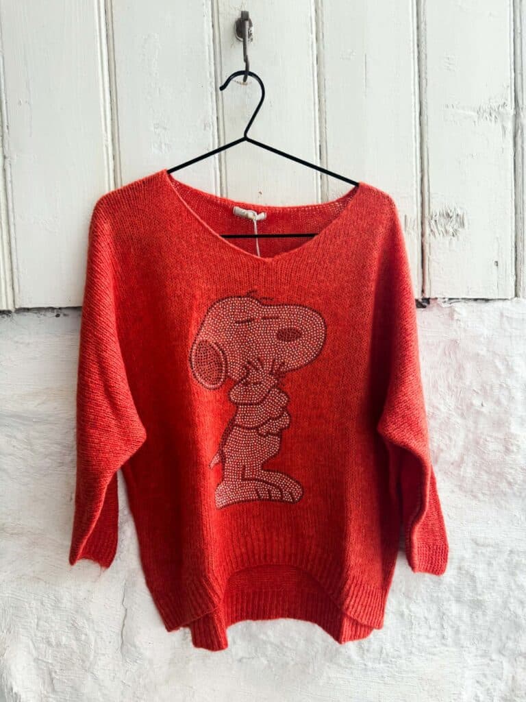 Snoopy Sweater Terracotta