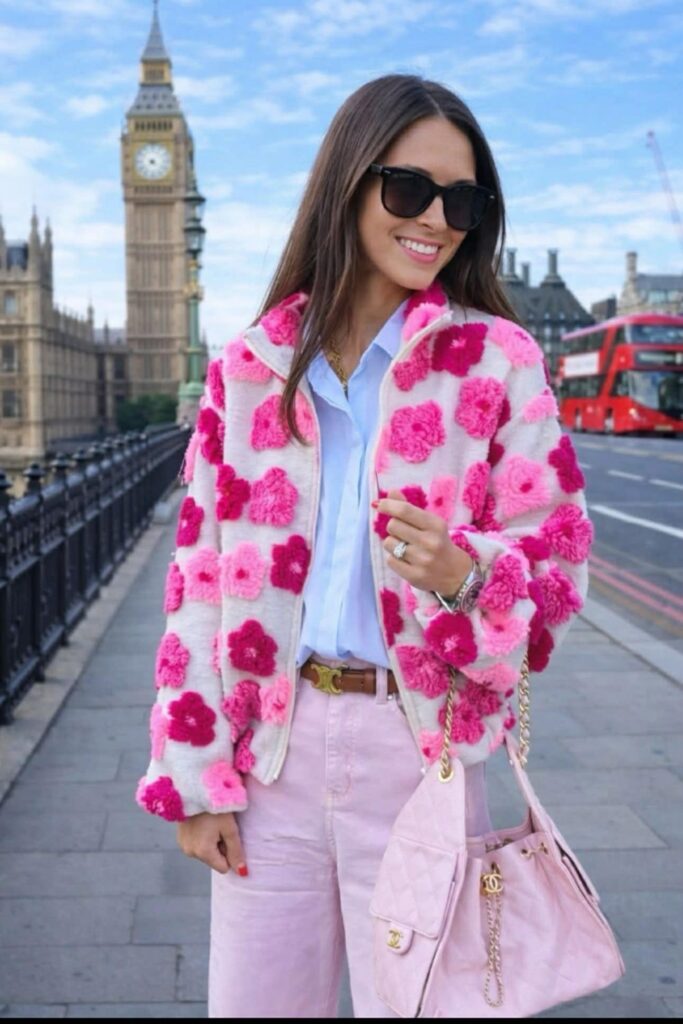 The Flower Jacket Pink